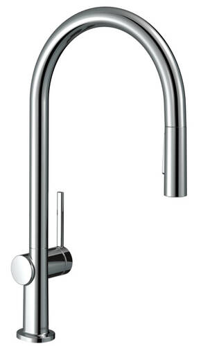 Hansgrohe Talis Eviye Bataryası Çekilebilir El Duşu 2 Akışlı 72800000 - 1