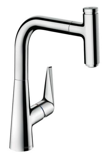 Hansgrohe Talis Eviye Bataryası Çekilebilir El Duşu 72822000 - 1