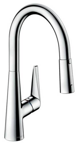 Hansgrohe Talis M51 Eviye Bataryası Çekilebilir Gaga 2 Akışlı 72813000 - 1