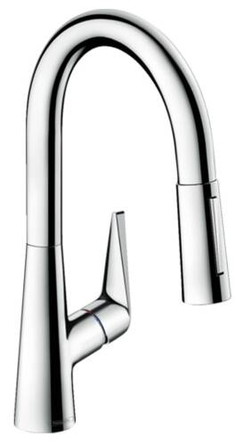 Hansgrohe Talis M51 Eviye Bataryası Çekilebilir Gaga 2 Akışlı 72815000 - 1