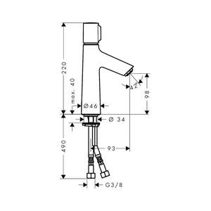 Hansgrohe Talis Select S Lavabo Bataryası 72043000 - 2