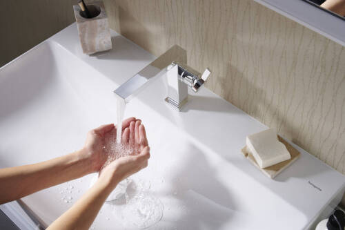 Hansgrohe Tecturis E Lavabo Bataryası Fine CoolStart 73020000 - 3