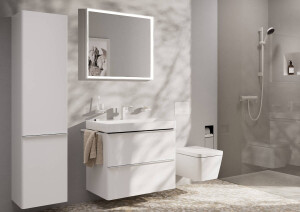 Hansgrohe Tecturis E Lavabo Bataryası Fine CoolStart Mat Beyaz 73020700 - 3