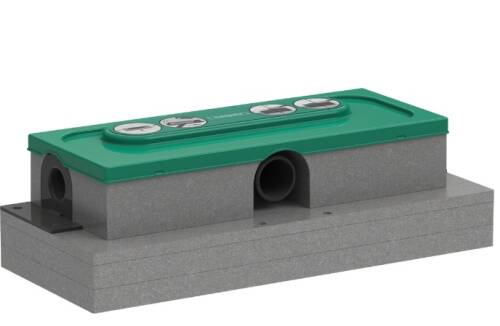Hansgrohe uBox Universal Lineer Duş Kanalları için Düz Kurulum 40 Çıkışlı 01000180 - 1