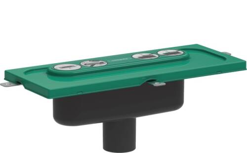 Hansgrohe uBox Universal Lineer Duş Kanalları için Standart Kurulum 50 Çıkışlı Dikey Montaj 01002180 - 1