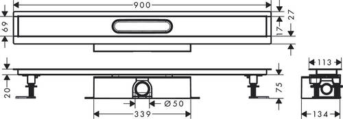 Hansgrohe uBox Universal Standart Kurulum 50 Çıkışlı 56025180 - 2