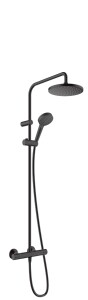 Hansgrohe Vernis Blend Termostatik Duş Kolonu EcoSmart Mat Siyah 26089670 - 1