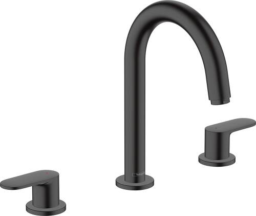 Hansgrohe Vernis Blend Üç Delikli Lavabo Bataryası Mat Siyah 71553670 - 1