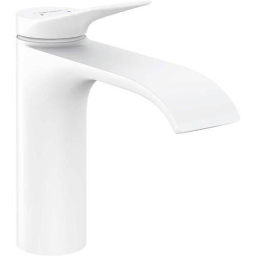 Hansgrohe Vivenis Lavabo Bataryası Şelale Akışlı Mat Beyaz 75020700 - 1