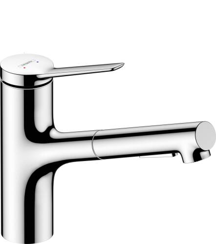 Hansgrohe Zesis M33 Eviye Bataryası Çekilebilir El Duşu 2jet sBox ile 74803000 - 1