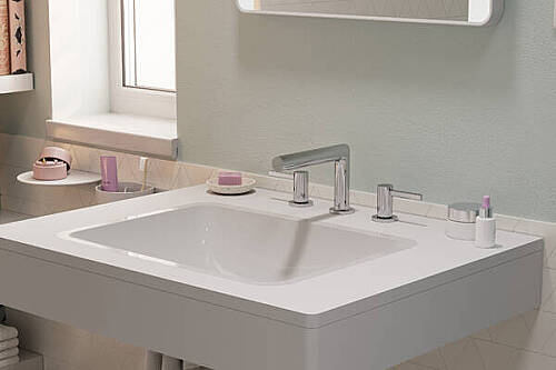 Hansgrohe Zesis S 3 Delikli Lavabo Bataryası Kumandalı 74733000 - 2